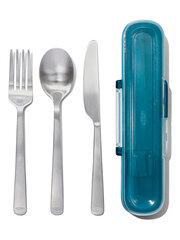 Комплект столовых приборов OXO Prep & Go Stainles Steel Utensils Case цена и информация | столовые приборы kinghoff 24шт. стекло kh-1512 | 220.lv