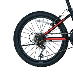 Детский велосипед Bisan 20 KDS2750 VB (PR10010394) черный/красный цена и информация | Велосипеды | 220.lv