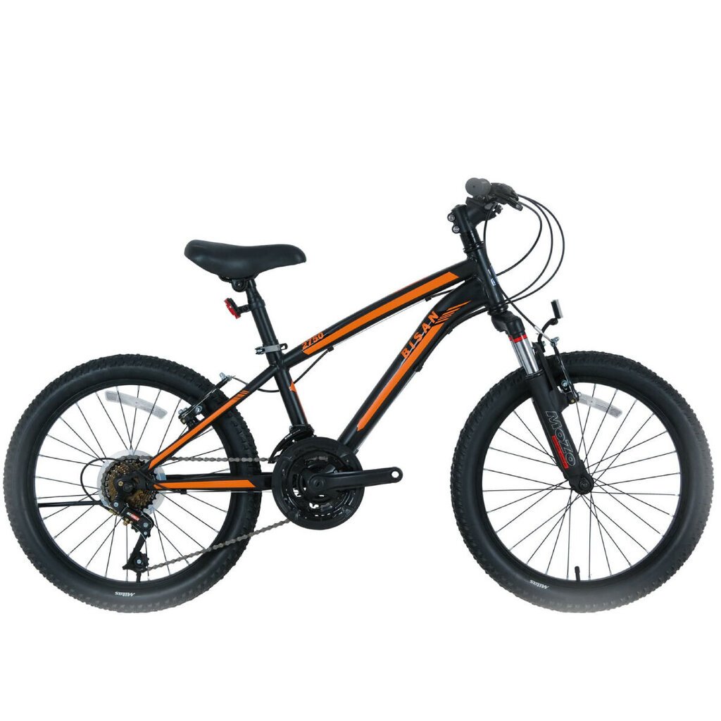Pilsētas velosipēds zēniem Bisan KDS2750 VB 20, melns cena un informācija | Velosipēdi | 220.lv