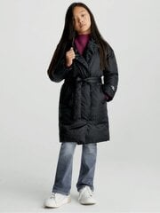 Calvin Klein jaka meitenēm IG0IG02247BEH 520883273, melna цена и информация | Куртки, пальто для девочек | 220.lv