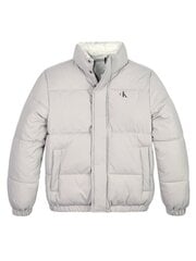 Calvin Klein куртка для мальчиков IB0IB018210KB, серая цена и информация | Куртки для мальчиков | 220.lv