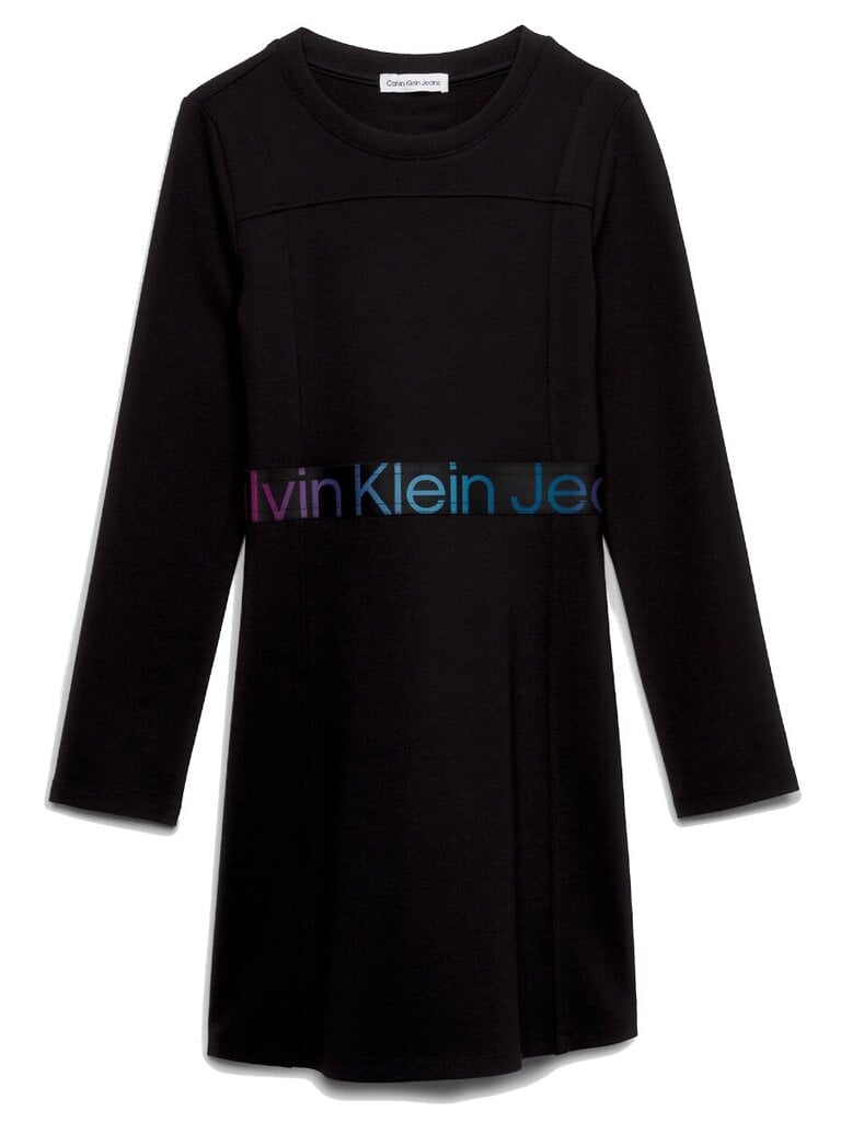 Calvin Klein kleita meitenēm IG0IG02230BEH, melna cena un informācija | Kleitas meitenēm | 220.lv