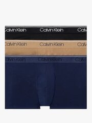 Calvin Klein šorti vīriešiem Low Rise Trunk 000NB2569AKM1 545667692, dažādas krāsas, 3gab. cena un informācija | Vīriešu apakšbikses | 220.lv