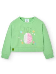 Džemperis meitenēm Boboli 208033, zaļš cena un informācija | Jakas, džemperi, žaketes, vestes meitenēm | 220.lv