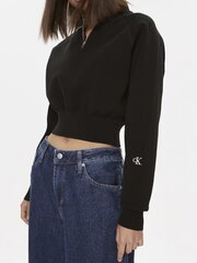 Džemperis sievietēm Calvin Klein Jeans, melns цена и информация | Женские кофты | 220.lv