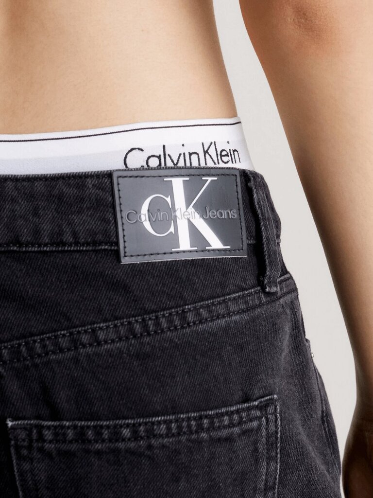 Džinsi sievietēm Calvin Klein Džinsi, melni cena un informācija | Sieviešu džinsi | 220.lv