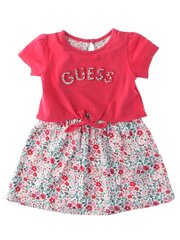 Платье Guess Jeans Str. Jersey Ss Dress K4RK06 K6YW3 G5A3 520916198, красный цена и информация | Платья для девочек | 220.lv