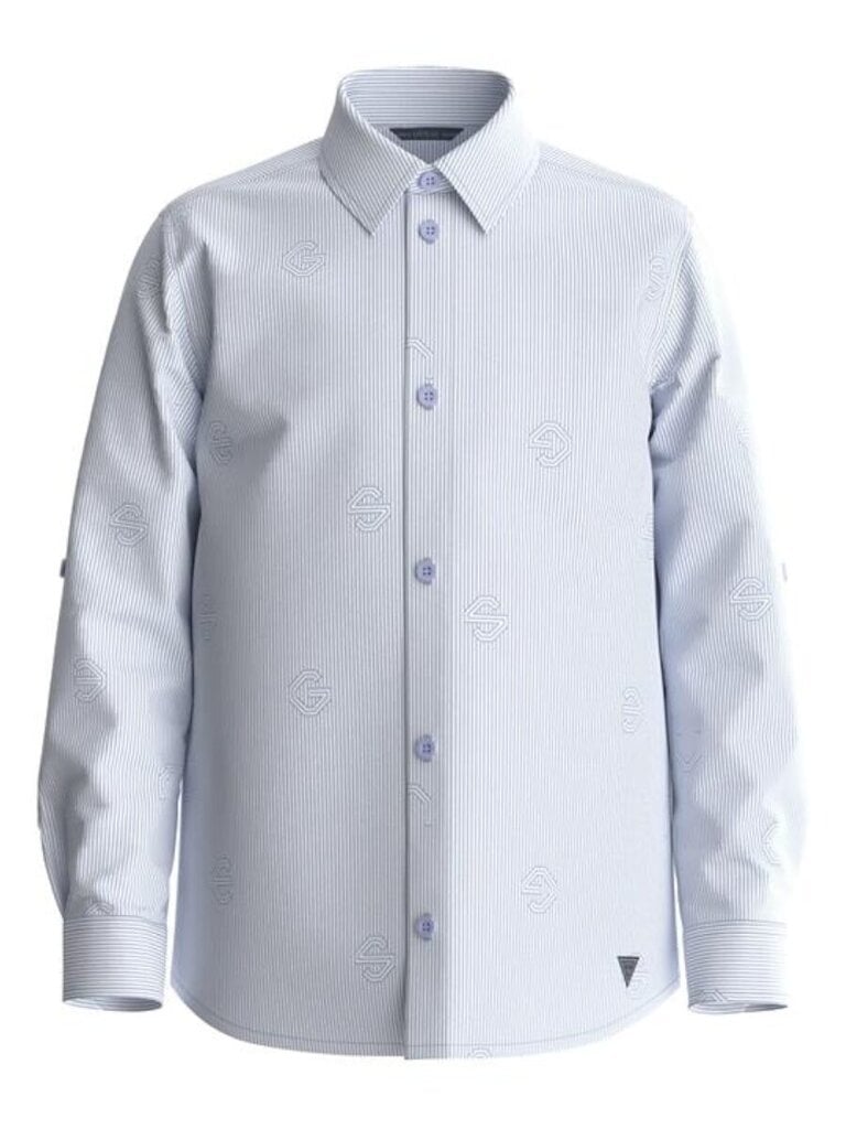 Guess Jeans krekls zēniem L4RH08 WCQ41 S70Q 520916371, zils цена и информация | Zēnu krekli | 220.lv