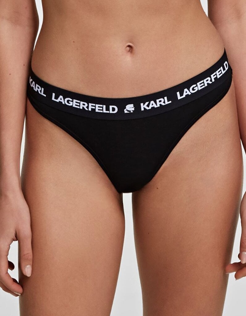 Karl Lagerfeld bikses sievietēm 545003364, melnas цена и информация | Sieviešu biksītes | 220.lv