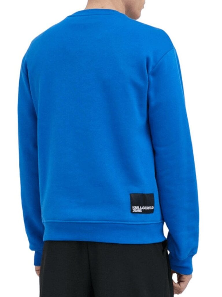 Karl Lagerfeld Jeans džemperis vīriešiem Box Logo 240D1809, zils цена и информация | Vīriešu jakas | 220.lv