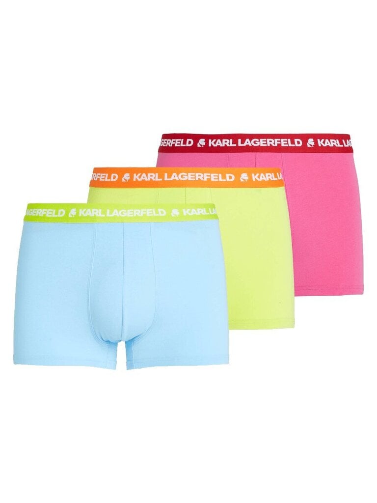 Karl Lagerfeld šorti vīriešiem Logo Trunk Multiband 220M2210 563759965, dažādas krāsas, 3 gab. цена и информация | Vīriešu apakšbikses | 220.lv