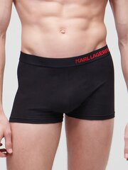 Karl Lagerfeld šorti vīriešiem Premium Hip Logo Trunk 230M2100 999 545009690, melni, 3 gab. cena un informācija | Vīriešu apakšbikses | 220.lv