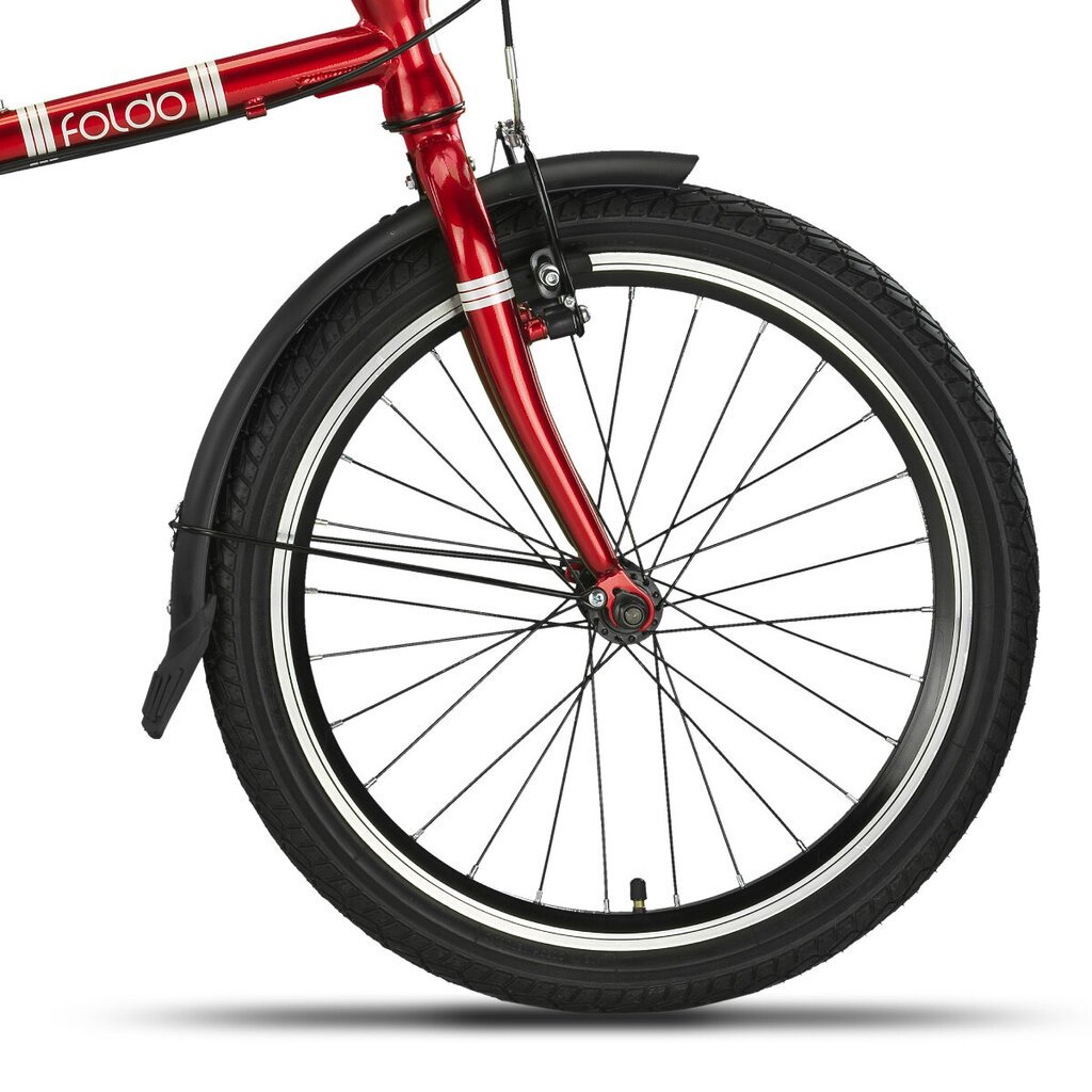 Universāls saliekamais velosipēds Foldo Urbano Ultra 20, sarkans cena un informācija | Velosipēdi | 220.lv