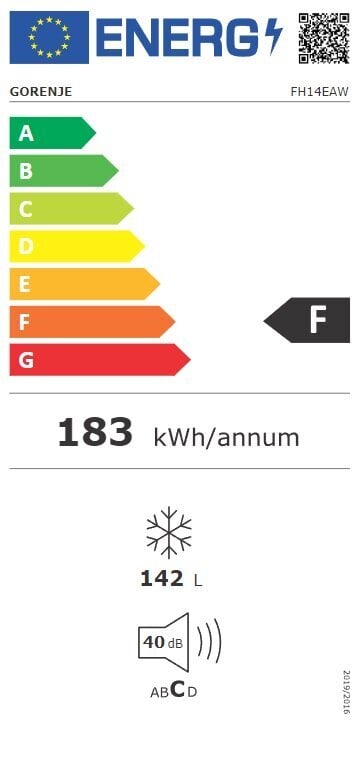 Gorenje FH14EAW cena un informācija | Saldētavas  | 220.lv