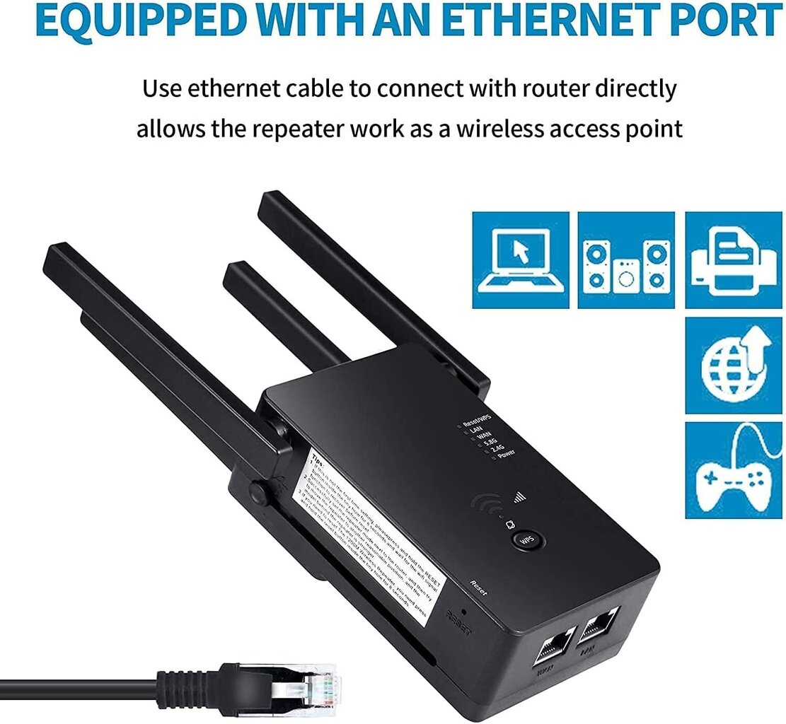 Retranslators - pastiprinātājs Wlan cena un informācija | Rūteri (maršrutētāji) | 220.lv