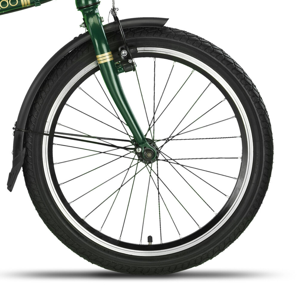 Universāls saliekamais velosipēds Foldo Urbano Ultra 20, zaļš cena un informācija | Velosipēdi | 220.lv