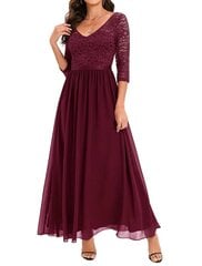 Длинное женское платье DressTells, красное цена и информация | Платья | 220.lv