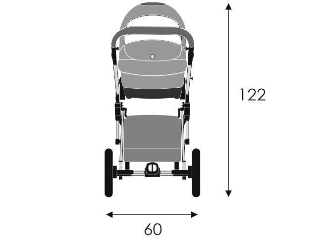 Universālie rati Lonex Carello 2in1 04, blue цена и информация | Bērnu rati | 220.lv