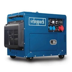 Дизельный генератор 400 v Scheppach цена и информация | Электрогенераторы | 220.lv