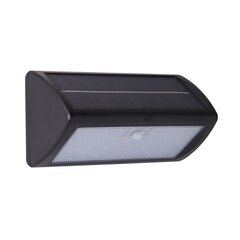 Āra sienas lampa Searchlight Solar 67422BK-PIR, melna, 1 gab. cena un informācija | Āra apgaismojums | 220.lv