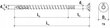 50 gab. Skrūves kokam 8x300 mm, konusveida, TORX, Klimas WKCS cena un informācija | Stiprinājumi | 220.lv