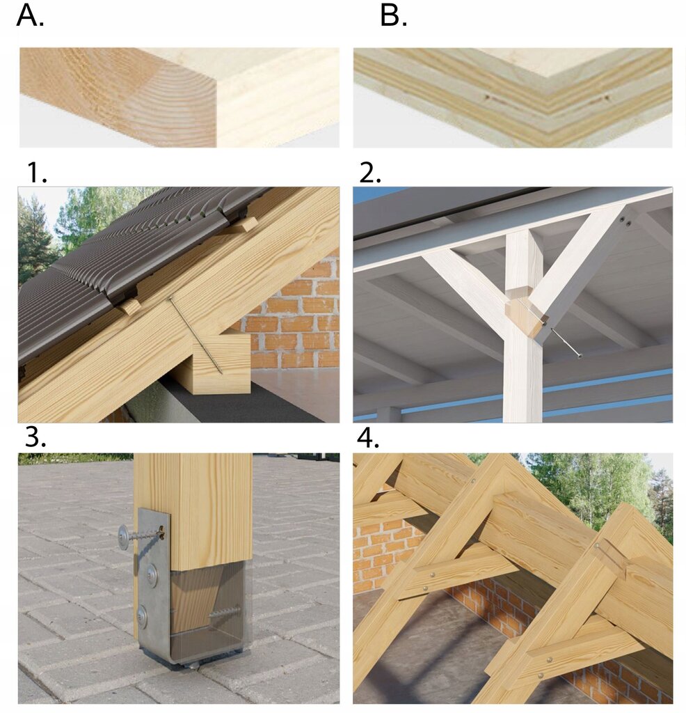 25 gab. Skrūves kokam 8x140 mm, plakana, TORX, Klimas WKCP cena un informācija | Stiprinājumi | 220.lv