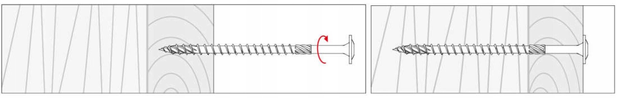 25 gab. Skrūves kokam 8x160 mm, plakana, TORX, Klimas WKCP цена и информация | Stiprinājumi | 220.lv