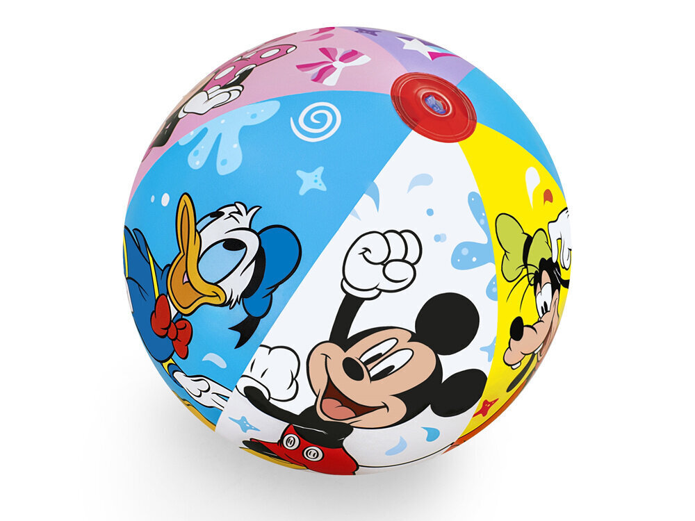 Piepūšamā bumba Bestway Mickey Mouse, 51 cm цена и информация | Ūdens, smilšu un pludmales rotaļlietas | 220.lv