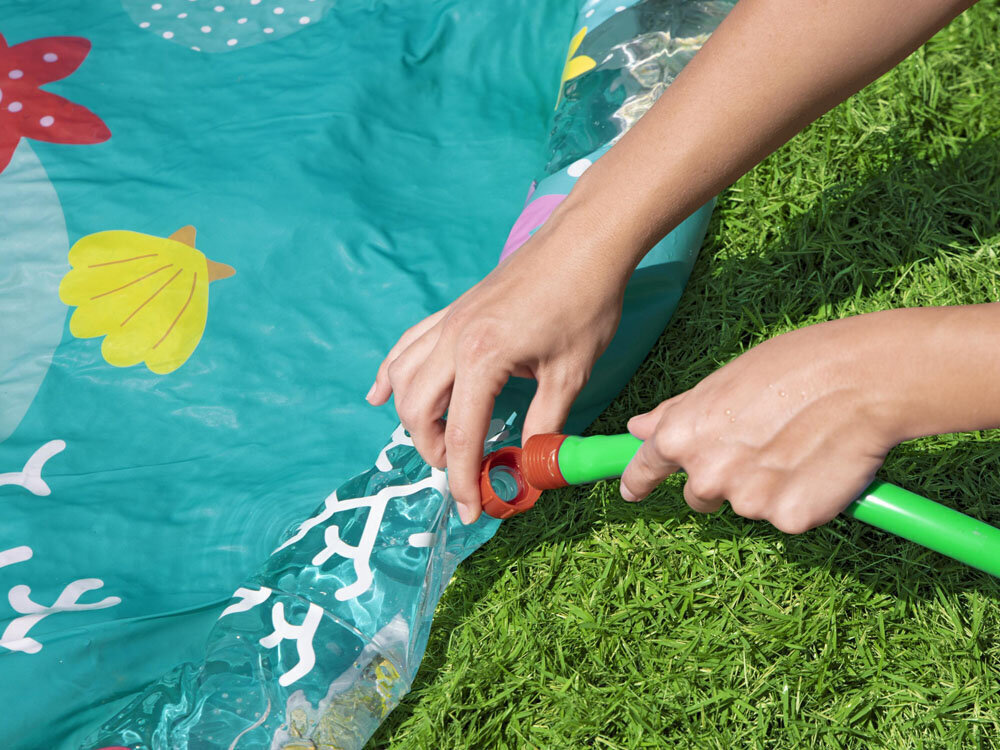Piepūšamais ūdens paklājs Bestway Sprinkler, zils, 165 cm цена и информация | Ūdens, smilšu un pludmales rotaļlietas | 220.lv