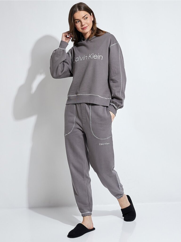 Calvin Klein pidžamas bikses sievietēm 000QS7041EPA7, pelēkas цена и информация | Naktskrekli, pidžamas | 220.lv