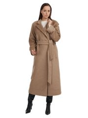 Пальто женское Loriata 2386, коричневое цена и информация | Женские пальто | 220.lv