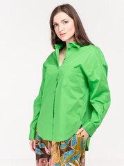 Женские рубашка с длинными рукавами Fly Girl Celeste Nerde 2910/02 563750775, зеленый цена и информация | Женские блузки, рубашки | 220.lv