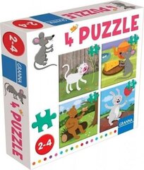 Puzle Granna Dzīvnieki 4in1, 31 d. cena un informācija | Puzles, 3D puzles | 220.lv