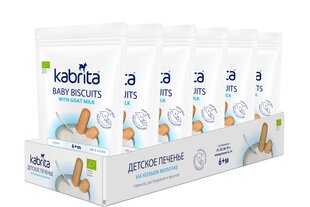 Печенье Kabrita® на козьем молоке с 6 месяцев, 115 г x 6 шт. цена и информация | Закуски, напитки для детей | 220.lv