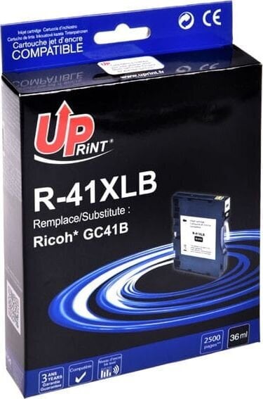 Uzpildes komplekts UPrint R-41XLB, melns цена и информация | Tintes kārtridži | 220.lv