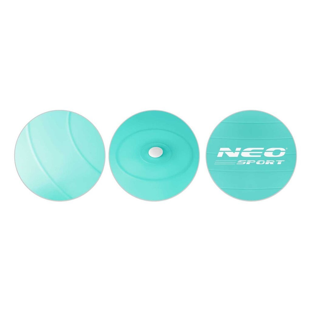 Vingrošanas bumba ar pumpi Neo Sport NS-951, 65 cm, zaļa cena un informācija | Vingrošanas bumbas | 220.lv