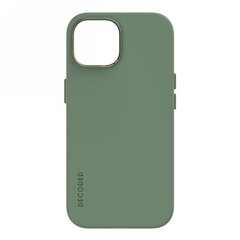 Decoded - silicone protective case for iPhone 15 compatible with MagSafe (sage leaf green) цена и информация | Чехлы для телефонов | 220.lv