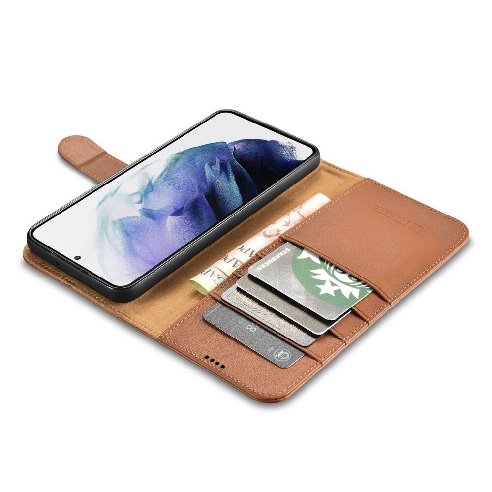 iCarer Leather Wallet Case cena un informācija | Telefonu vāciņi, maciņi | 220.lv