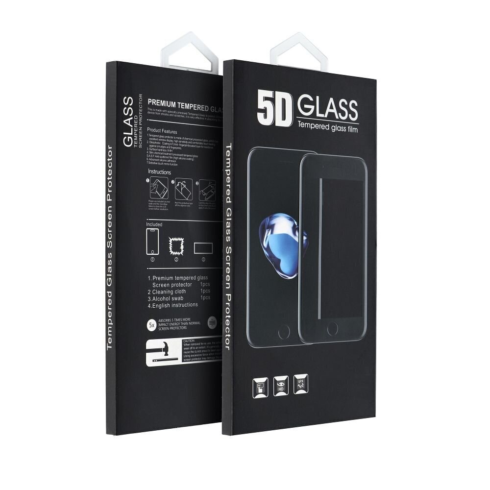 Partnertele 5D Full Glue Tempered Glass цена и информация | Ekrāna aizsargstikli | 220.lv