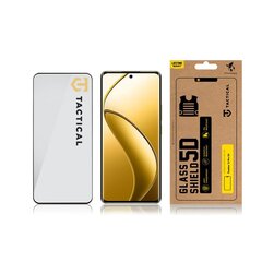 Tactical Glass Shield 5D for Realme 12 Pro 5G|12 Pro+ 5G Black цена и информация | Защитные пленки для телефонов | 220.lv