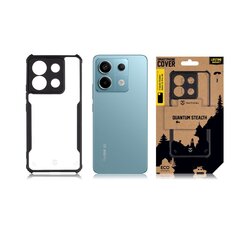 Tactical Quantum Stealth Cover for Xiaomi Redmi Note 13 Pro 5G Clear|Black цена и информация | Чехлы для телефонов | 220.lv