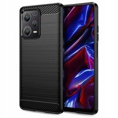 Чехол Tech-Protect tpucarbon для Xiaomi Redmi Note 12 5G / Poco X5 5G черный цена и информация | Чехлы для телефонов | 220.lv