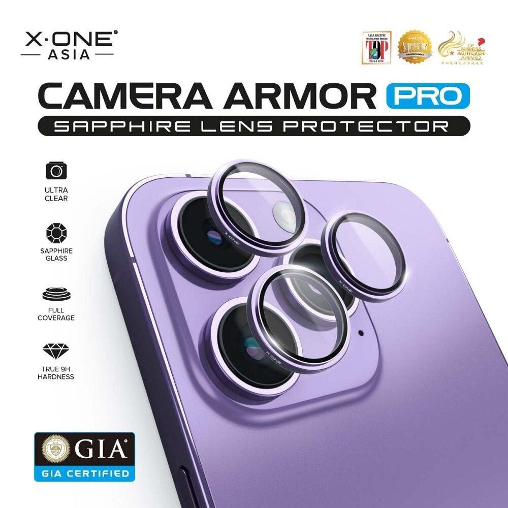 X-ONE Sapphire Camera Armor цена и информация | Ekrāna aizsargstikli | 220.lv