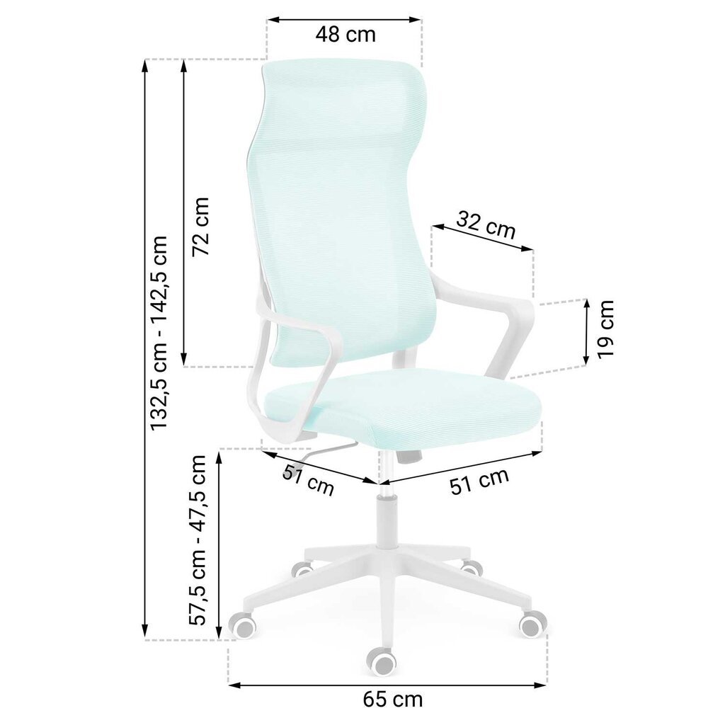 Biroja krēsls Sofotel Labi, zaļš цена и информация | Biroja krēsli | 220.lv