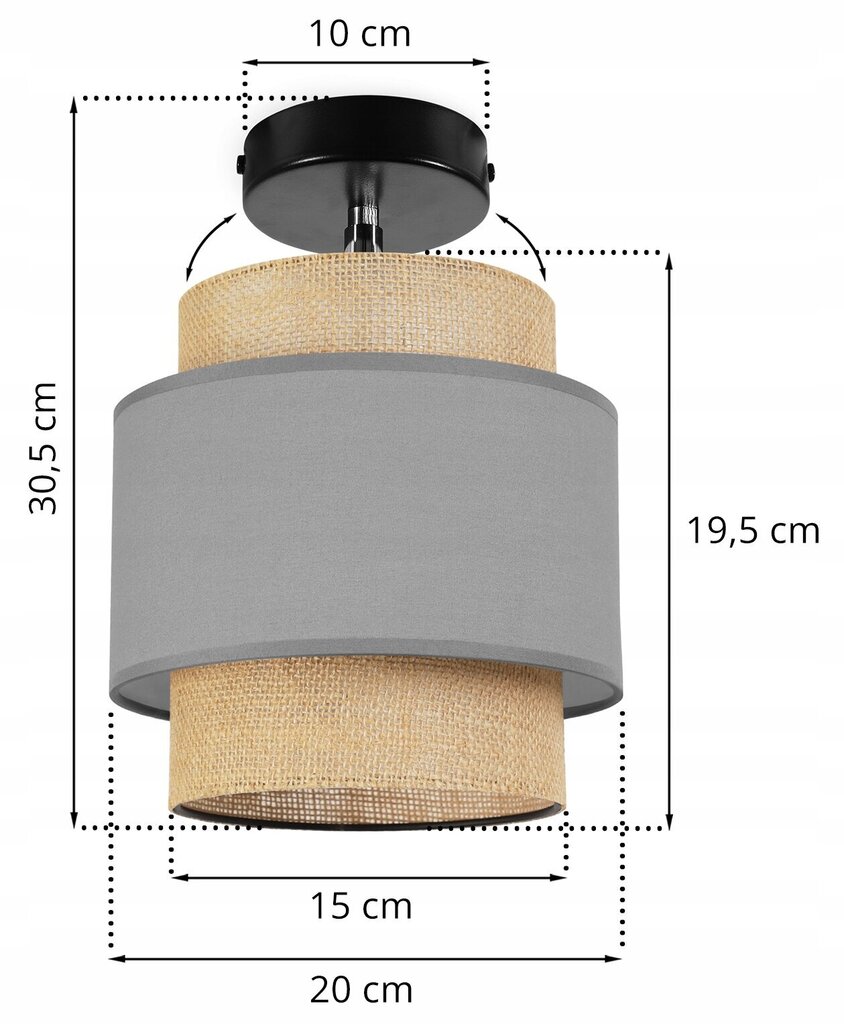 LightHome griestu lampa Boho cena un informācija | Griestu lampas | 220.lv