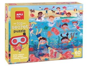Puzle Apli Kids Top Secret Beach, 60d. cena un informācija | Puzles, 3D puzles | 220.lv