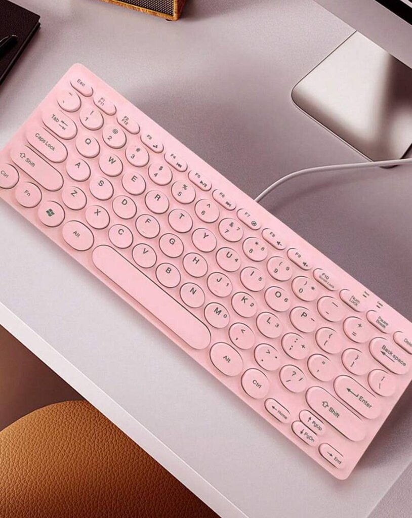 Vadu klaviatūra, Electronics LV-738, rozā krāsā, 1 gab cena un informācija | Klaviatūras | 220.lv