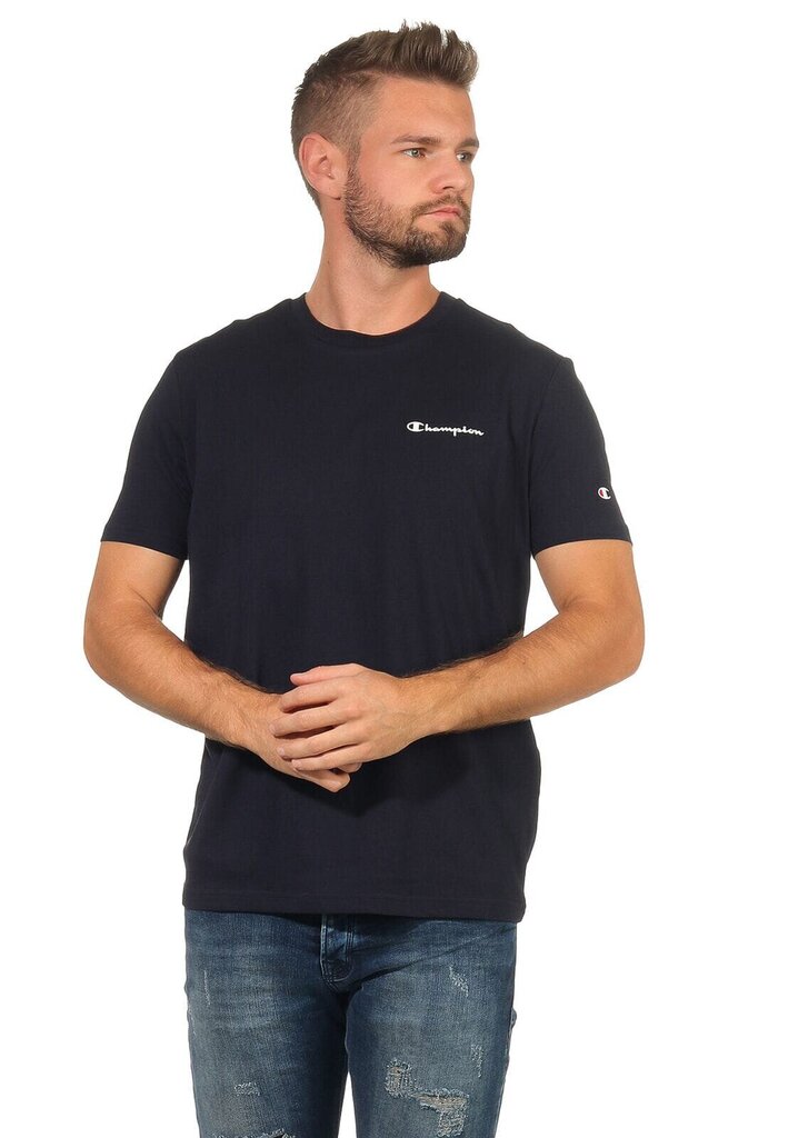 Champion vīriešu T-krekls 214755-BS501, tumši zils cena un informācija | Vīriešu T-krekli | 220.lv