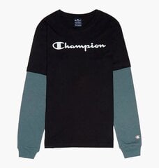 Champion bērnu T-krekls 305367-KK003, melns cena un informācija | Jakas, džemperi, žaketes, vestes meitenēm | 220.lv