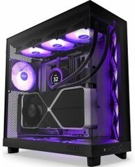 Datora korpuss NZXT H6 Flow RGB Black cena un informācija | Datoru korpusi | 220.lv